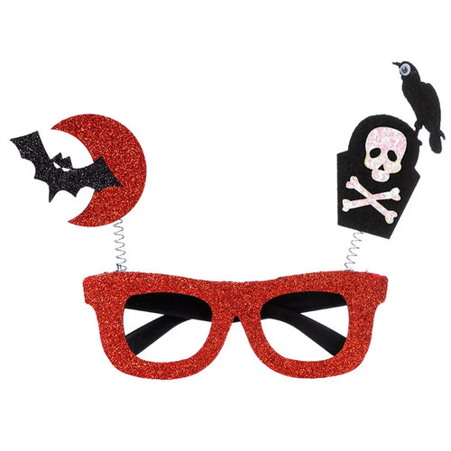 Halloween Kid's Glasses Plastic+Felt Party Decoration Eyeglasses Eyewears - Red Moon - 1