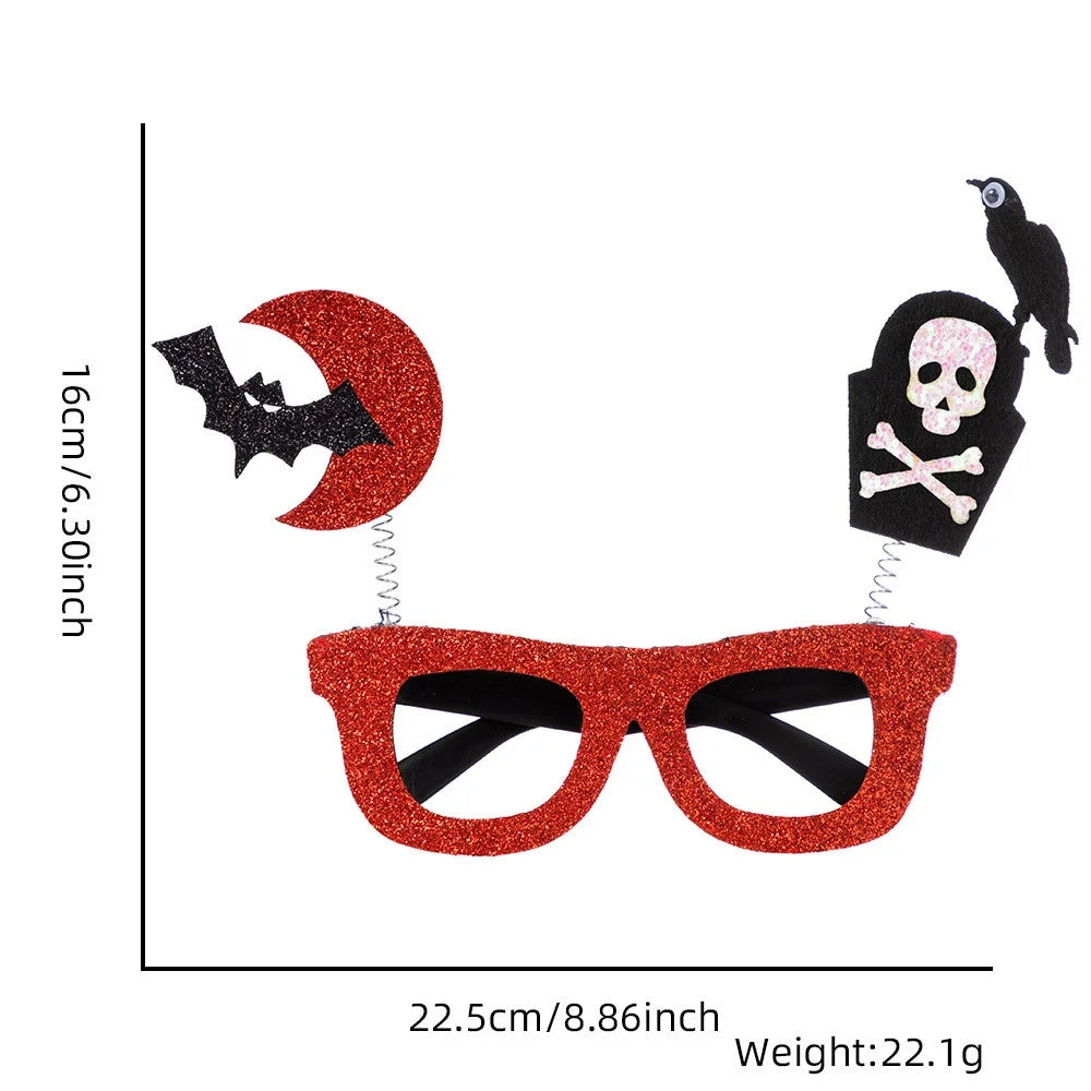 Halloween Kid's Glasses Plastic+Felt Party Decoration Eyeglasses Eyewears - Red Moon - 6