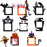 8Pcs / Set Halloween Switch Sticker Bat Pumpkin Skull Decal Wallpaper for Living Room Bedroom Switch - 1