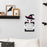 8Pcs / Set Halloween Switch Sticker Bat Pumpkin Skull Decal Wallpaper for Living Room Bedroom Switch - 4