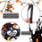 8Pcs / Set Halloween Switch Sticker Bat Pumpkin Skull Decal Wallpaper for Living Room Bedroom Switch - 5