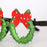 5Pcs / Set Christmas Eyeglasses Plastic Glasses Eyewear Party Photo Prop - Bow - 3