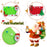 2PCS Christmas Photo Ornaments Picture Frames Decorations Xmas Trees Elk Decor - 7