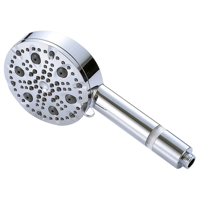 DCH8001CP-2 Handheld Shower Head 9 Mode Showerhead with PP Cotton Filter Bathroom Accessories - Silver - 1
