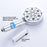 DCH8001CP-2 Handheld Shower Head 9 Mode Showerhead with PP Cotton Filter Bathroom Accessories - Silver - 3