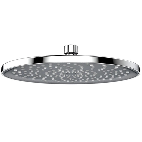 10-inch Rainfall Spray Shower Head High Pressure Round Electroplating ABS Shower Head - Silver - 1