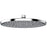 10-inch Rainfall Spray Shower Head High Pressure Round Electroplating ABS Shower Head - Silver - 1