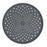 10-inch Rainfall Spray Shower Head High Pressure Round Electroplating ABS Shower Head - Silver - 2