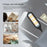 CN1001 Rechargeable LED Clip-on Book Light 3 Color Temperature ABS Reading Lamp - Black - 2