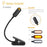 ST-8036 Rechargeable Clip-on LED Light 3 Color Temperature Dimmable ABS Reading Lamp - 3