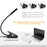 ST-8036 Rechargeable Clip-on LED Light 3 Color Temperature Dimmable ABS Reading Lamp - 4