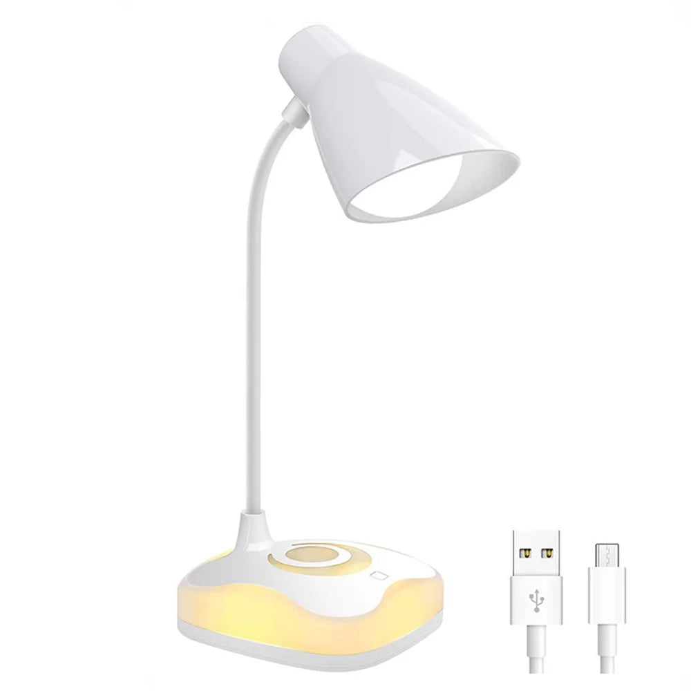 ST-8016F USB Charging Touch Control Desk Lamp Dimmable Night Reading Light with 3 Brightness Modes - 1