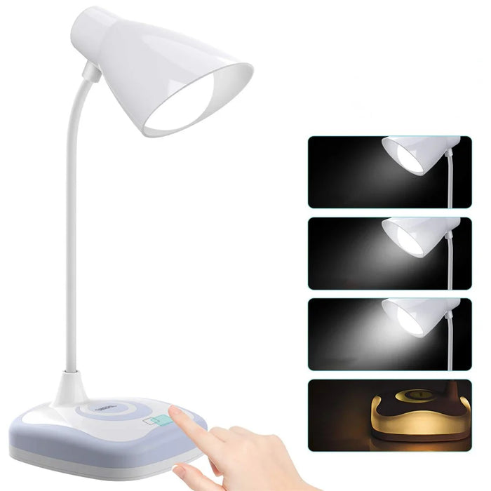 ST-8016F USB Charging Touch Control Desk Lamp Dimmable Night Reading Light with 3 Brightness Modes - 2