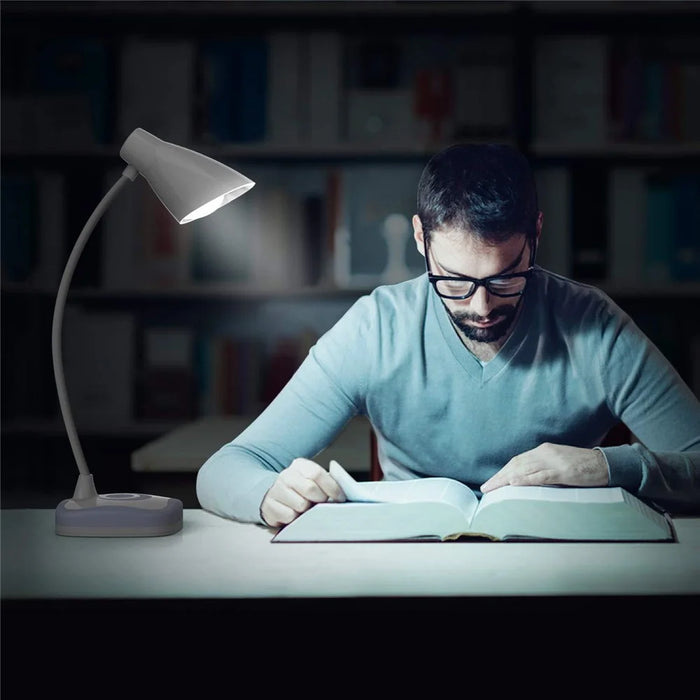 ST-8016F USB Charging Touch Control Desk Lamp Dimmable Night Reading Light with 3 Brightness Modes - 5