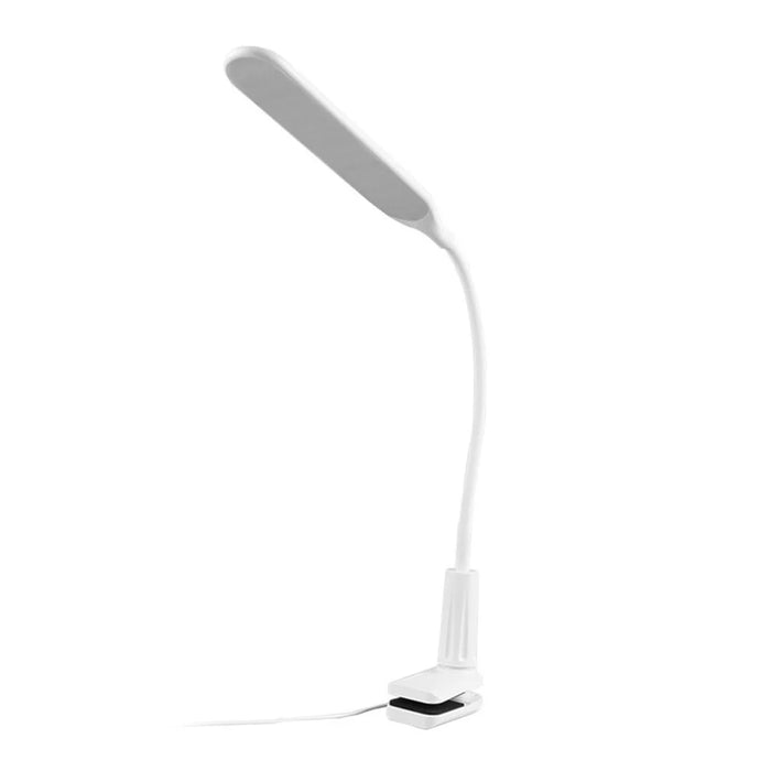 ST-8029 USB Powered Clip-on LED Reading Light Stepless Dimming Touch Control Table Lamp - White - 1