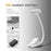 ST-8021 3 Color Temperature Clip-on LED Light Home Dormitory USB Charging Reading Lamp - Black - 2