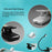 ST-8021 3 Color Temperature Clip-on LED Light Home Dormitory USB Charging Reading Lamp - Black - 5