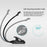 ST-8021 3 Color Temperature Clip-on LED Light Home Dormitory USB Charging Reading Lamp - Black - 6