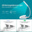 ST-8027 Adjustable Hose Clip-on LED Light 3 Color Temperature Rechargeable Lamp with Power Indicator - White - 5