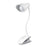 8013F Adjustable Hose Clip-on LED Table Light 3 Brightness USB Charging Reading Lamp - 1