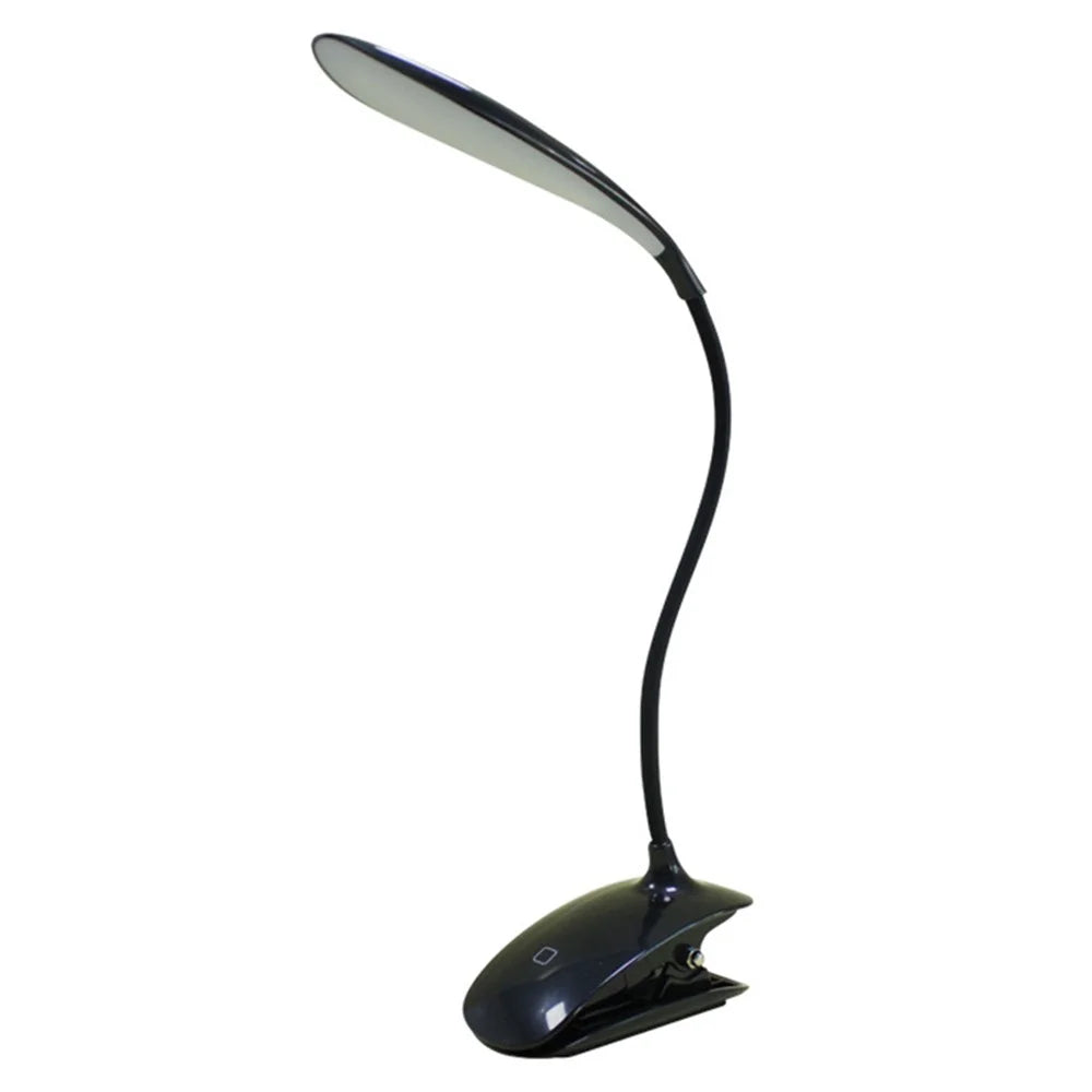8013A Adjustable Hose Clip-on LED Table Light Touch Control USB Charging Student Reading Lamp - 1