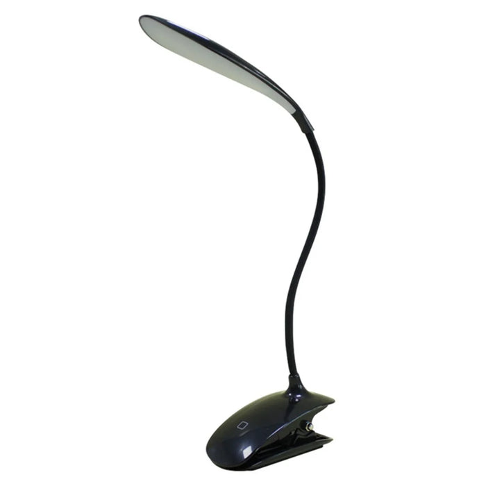 8013A Adjustable Hose Clip-on LED Table Light Touch Control USB Charging Student Reading Lamp - 1