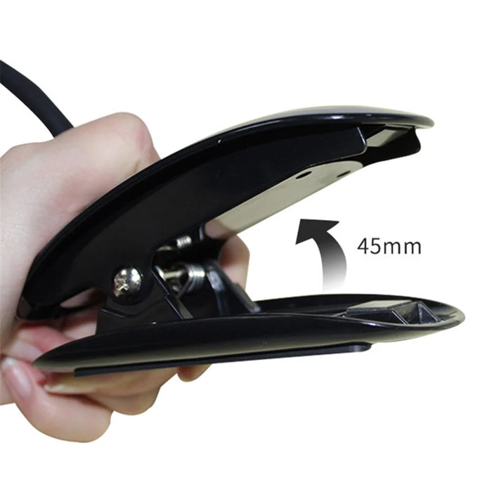 8013A Adjustable Hose Clip-on LED Table Light Touch Control USB Charging Student Reading Lamp - 6