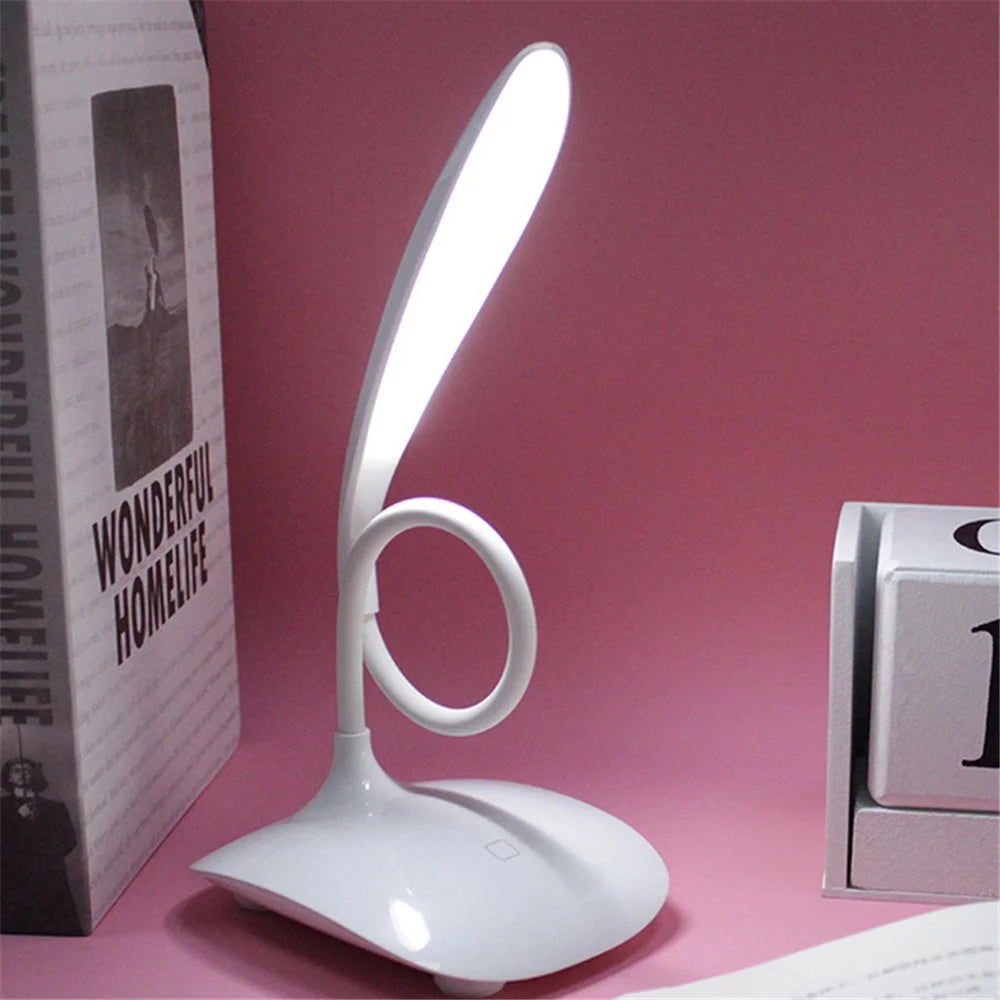 8015A Touch Control Desk Lamp 3 Brightness Modes Eye Protection LED Night Light for Bedroom, College Dorm - 5