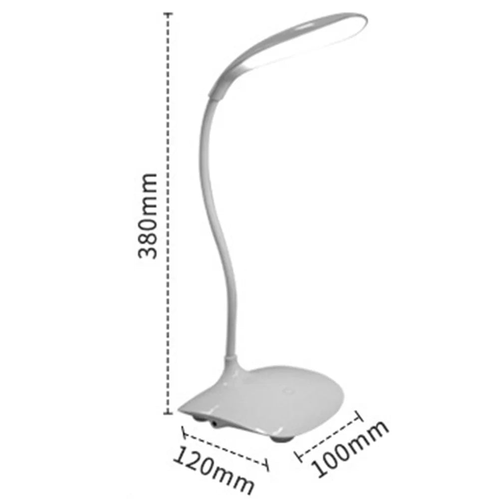 8015A Touch Control Desk Lamp 3 Brightness Modes Eye Protection LED Night Light for Bedroom, College Dorm - 7