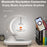 TB-22SULIWBT Astronaut Design 7-Color Ambient Light Stepless Dimming Night Lamp with Bluetooth-compatible Speaker, 15W Wireless Charging - 4