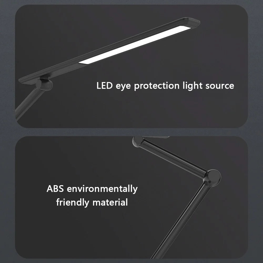 TB-52S LED Desk Lamp Clamp Design Flexible 3 Sections Swing Arm Eye Protection Light (USB Plug-In Powered) - 7