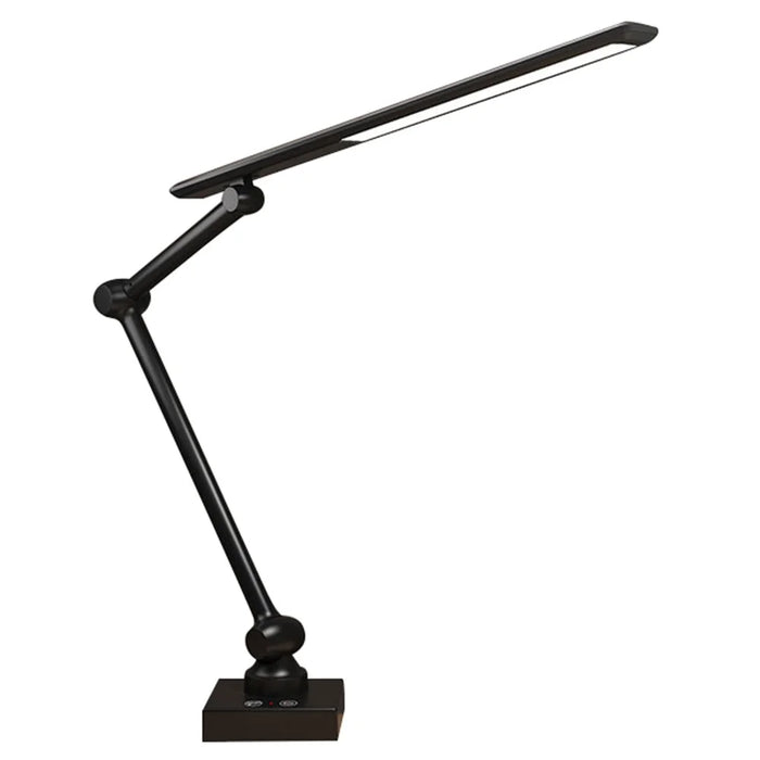 TB-52SLI Foldable Swing Arm Eye Protection Light LED Desk Lamp with Clamp Base (Built-in 2000mAh Battery) - 1
