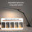 TB-52SLI Foldable Swing Arm Eye Protection Light LED Desk Lamp with Clamp Base (Built-in 2000mAh Battery) - 4