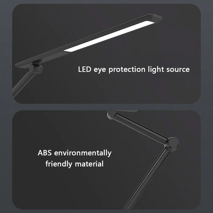 TB-52SLI Foldable Swing Arm Eye Protection Light LED Desk Lamp with Clamp Base (Built-in 2000mAh Battery) - 7