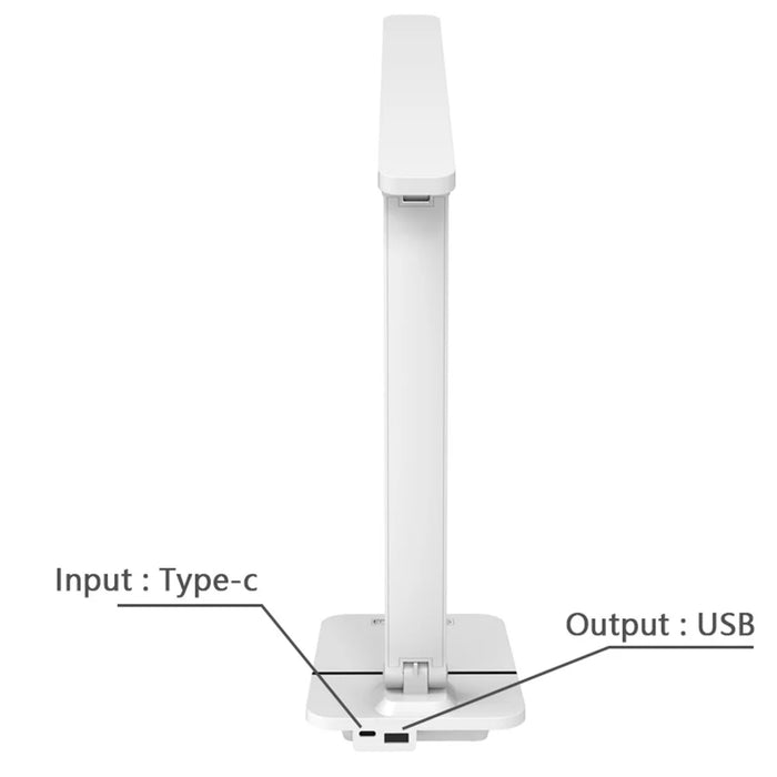 TD-619S-CD USB Stepless Dimming Night Light Student Study Reading Desk Lamp with Phone Holder - 4
