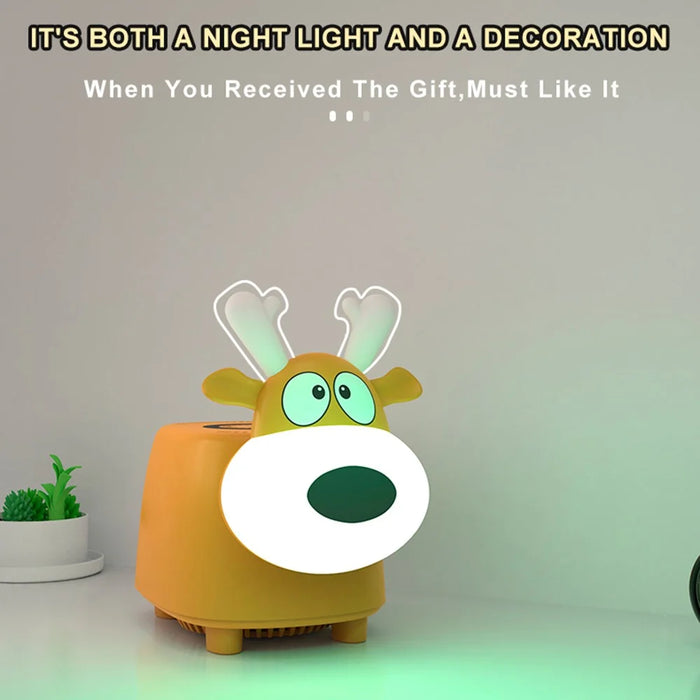 TB-102S Bluetooth-compatible Speaker Ambient Light Bedroom Bedside LED Night Light with 15W Wireless Charging - 5