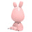 TB-106SLITXO Home Bedroom Night Light Nightlight Plug-in Wall Clock Dimmable Nightlight LED Lamp (EU Plug) - Pink - 2