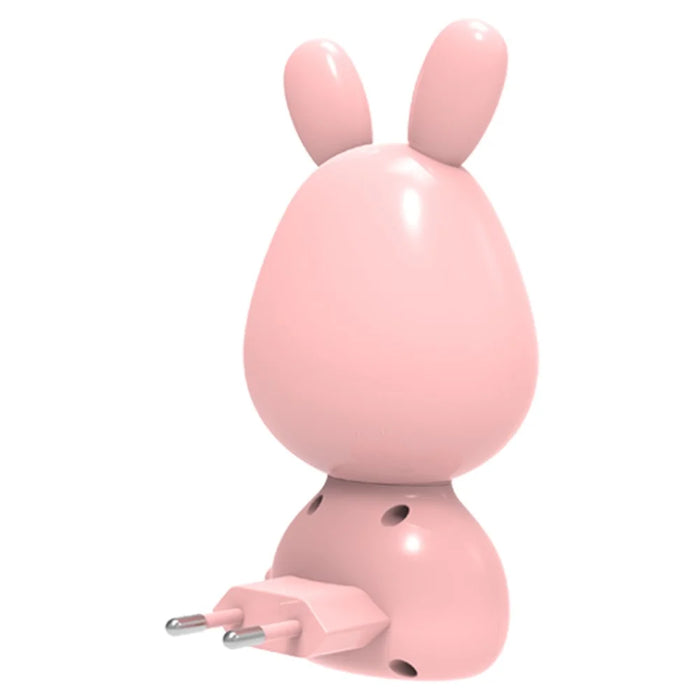 TB-106SLITXO Home Bedroom Night Light Nightlight Plug-in Wall Clock Dimmable Nightlight LED Lamp (EU Plug) - Pink - 2