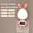 TB-106SLITXO Home Bedroom Night Light Nightlight Plug-in Wall Clock Dimmable Nightlight LED Lamp (EU Plug) - Pink - 4