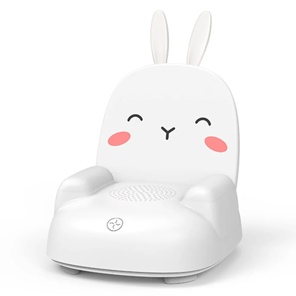 TB-99S Cute Rabbit Shape Night Light with Bluetooth-compatible Speaker Ambient Light 7 Color Table Lamp - White - 1