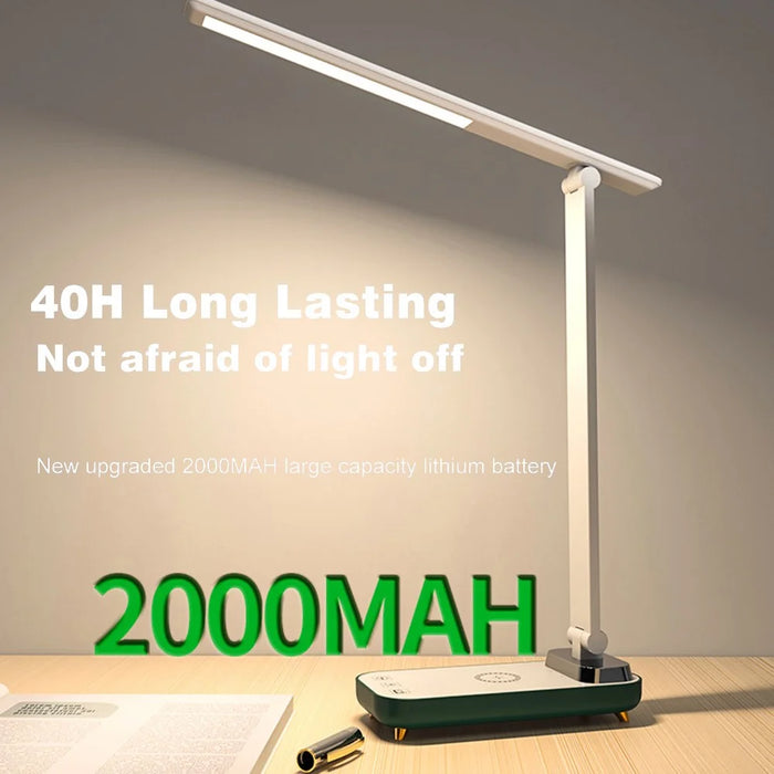 TB-76SLI Eye Protection LED Desk Lamp Dimmable Touch Control Table Light, Built-in 2000mAh Battery - 2