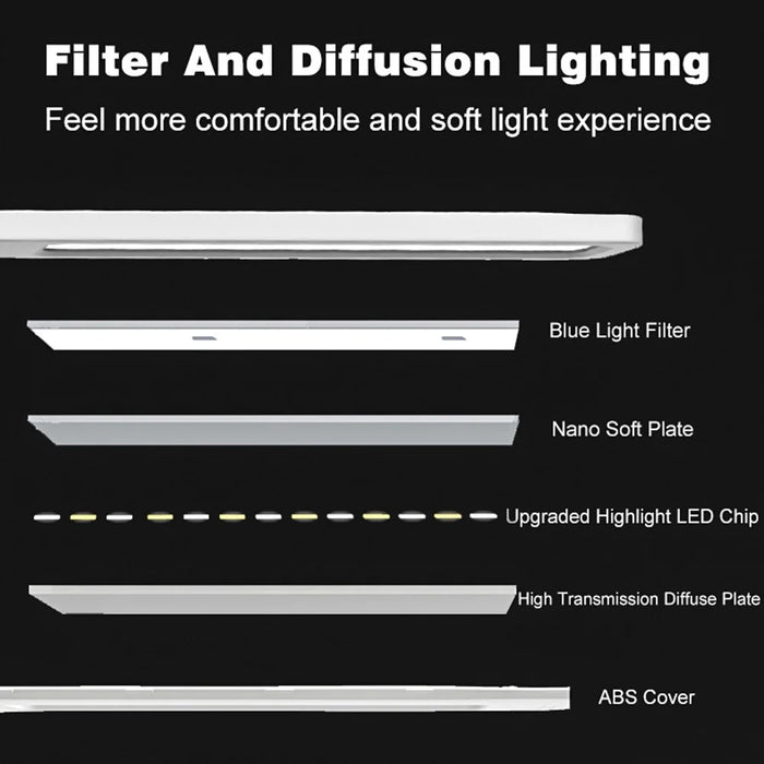 TB-76SLI Eye Protection LED Desk Lamp Dimmable Touch Control Table Light, Built-in 2000mAh Battery - 4