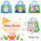 2Pcs Kids Easter Candy Bag Felt Cloth Party Decor Candy Chocolate Storage Tote Bag - Chicken Style B - 6