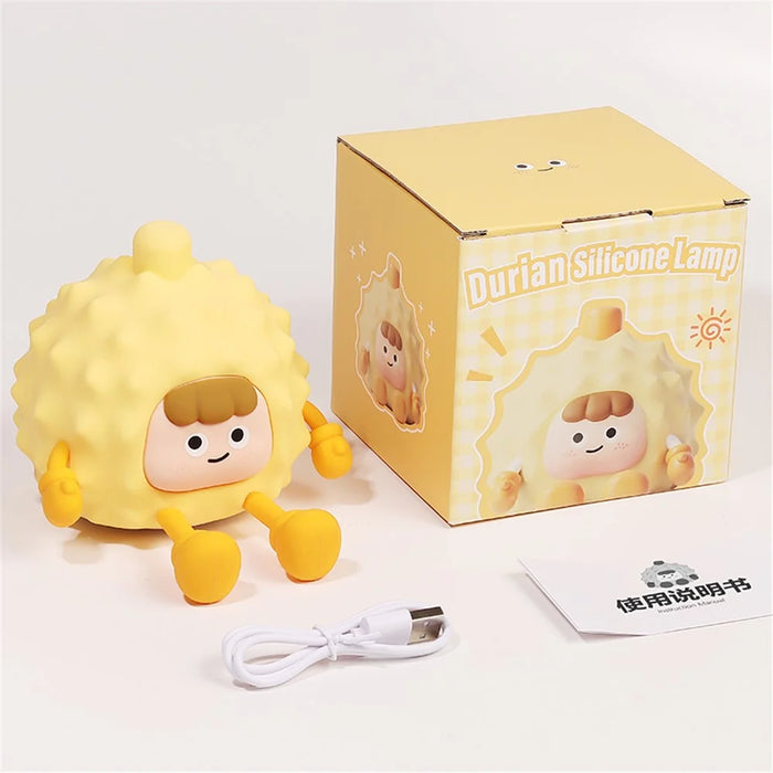 A003 Durian Shape Decor LED Light Silicone Touch Bedside Night Lamp (CE, RoHS, FCC) - 6