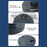 YH1901 Outdoor  Solar Table Lamp Waterproof LED Desk Light Color Temperature 4500K - 7