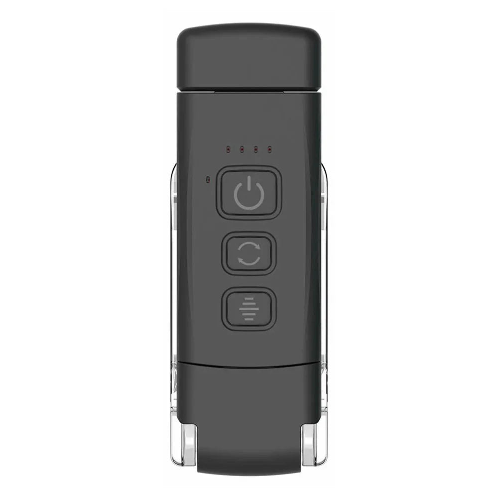 CS-X18 USB Rechargeable Portable Mini Night Light Clip Design Desktop LED Lamp - Black - 2