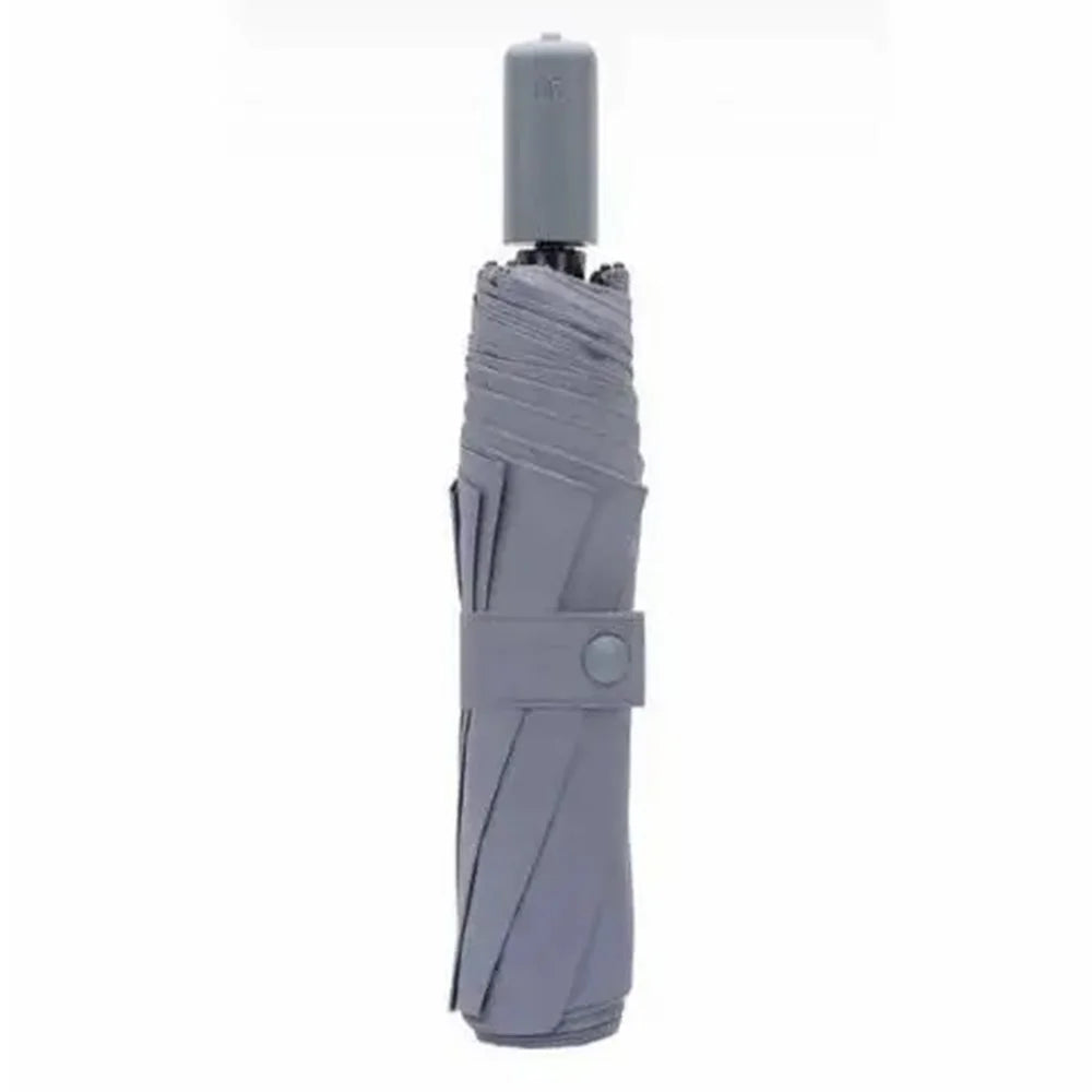 XIAOMIYOUPIN Windproof Folding Umbrella Large Rain-proof Sunshade Umbrella (Chinese Version) - Grey - 1