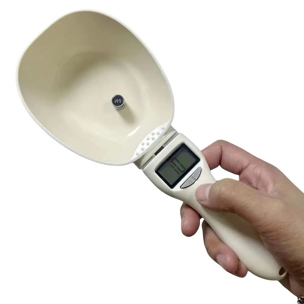 KX17 800g Pet Food Electronic Weighing Spoon Handheld Dog Cat Food Measuring Scoop (BPA-Free, No FDA Certified) - 4
