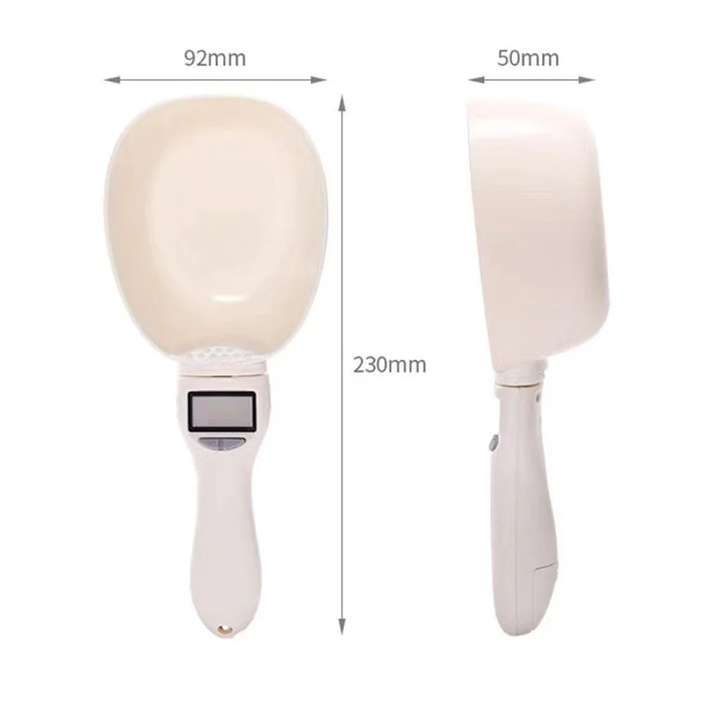 KX17 800g Pet Food Electronic Weighing Spoon Handheld Dog Cat Food Measuring Scoop (BPA-Free, No FDA Certified) - 7