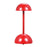 TD-06 Three colors can be switched by touch: white light / warm light / neutral light to create a  Bedside Lamp Mini Battery Operated LED Desk Light - Red - 1